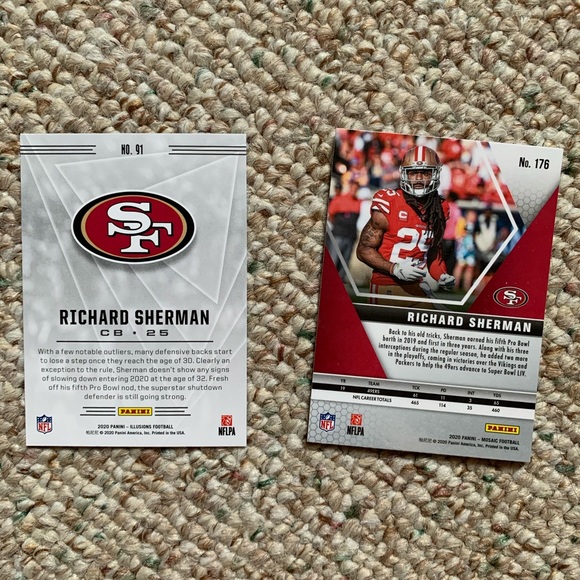 49ers NFL Card Lot (5) Deebo Aiyuk Sherman Panini - Picture 5 of 5